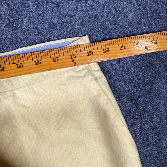 Polo Ralph Lauren Shorts Mens 40 Yellow Chino Classiccore Preppy Vintage - Picture 3 of 10